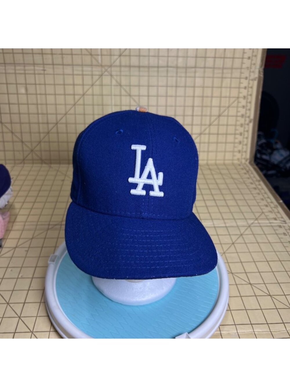 Los Angeles Dodgers New Era 59Fifty Fitted Hat Size 7 1/4 MLB Official On-Field